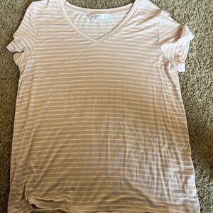 American Eagle tee size large soft pink color